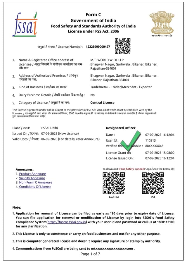 FSSAI Certification